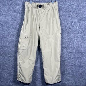 Columbia Men Medium Tan Convert Pull On Cargo Hiking Camping Outdoor Lined Pants